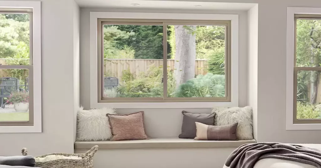Schieber -Aluminiumfenster