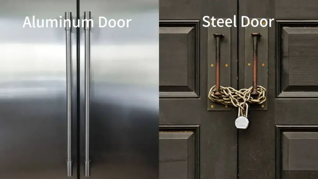 Aluminum Doors vs Steel Doors Comparison