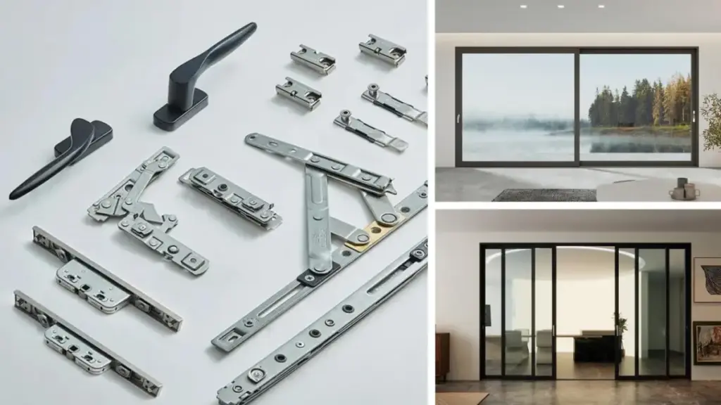 Design anti-roubo de portas de alumínio