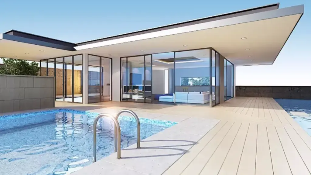 Estética de puertas de aluminio personalizadas.