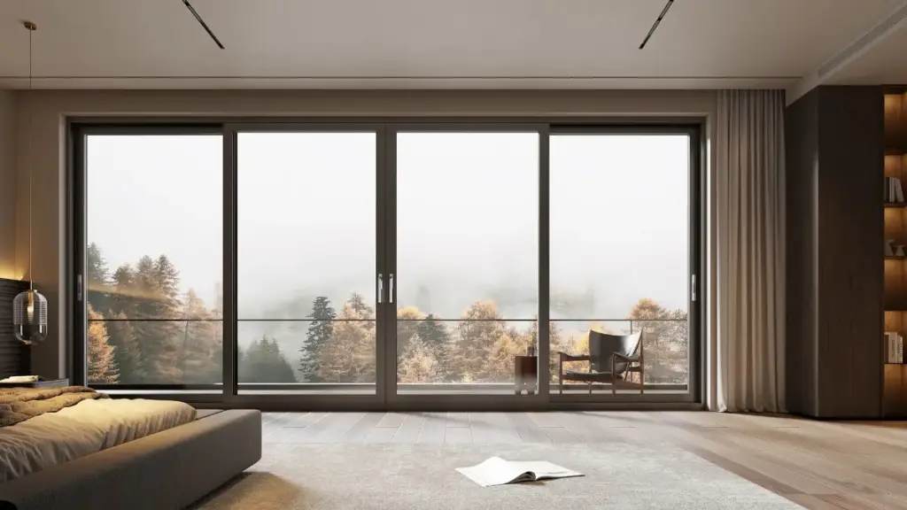 Puertas de aluminio personalizadas de bajo mantenimiento.