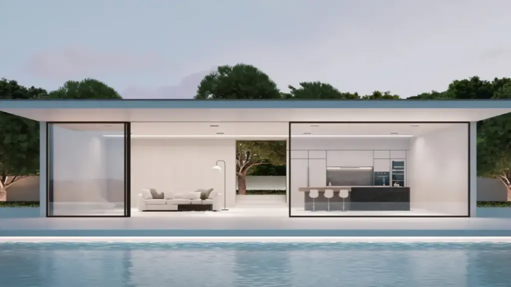 Portas de alumínio personalizadas melhoram a arquitetura moderna