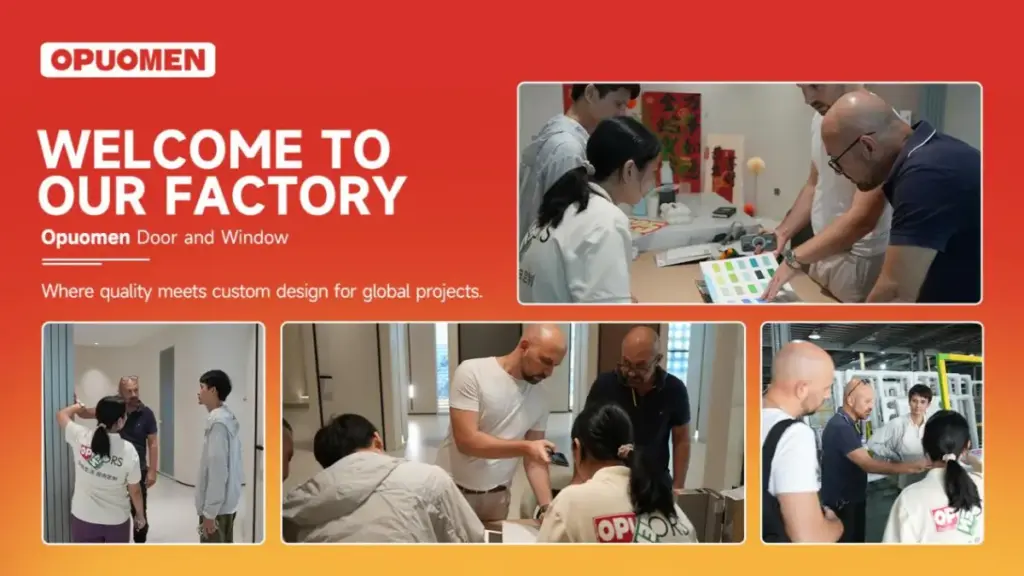 Opuomen Aluminum Doors Factory Invitation