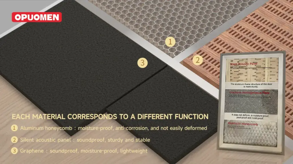 Opuomen Door Material Corresponds to Different Function