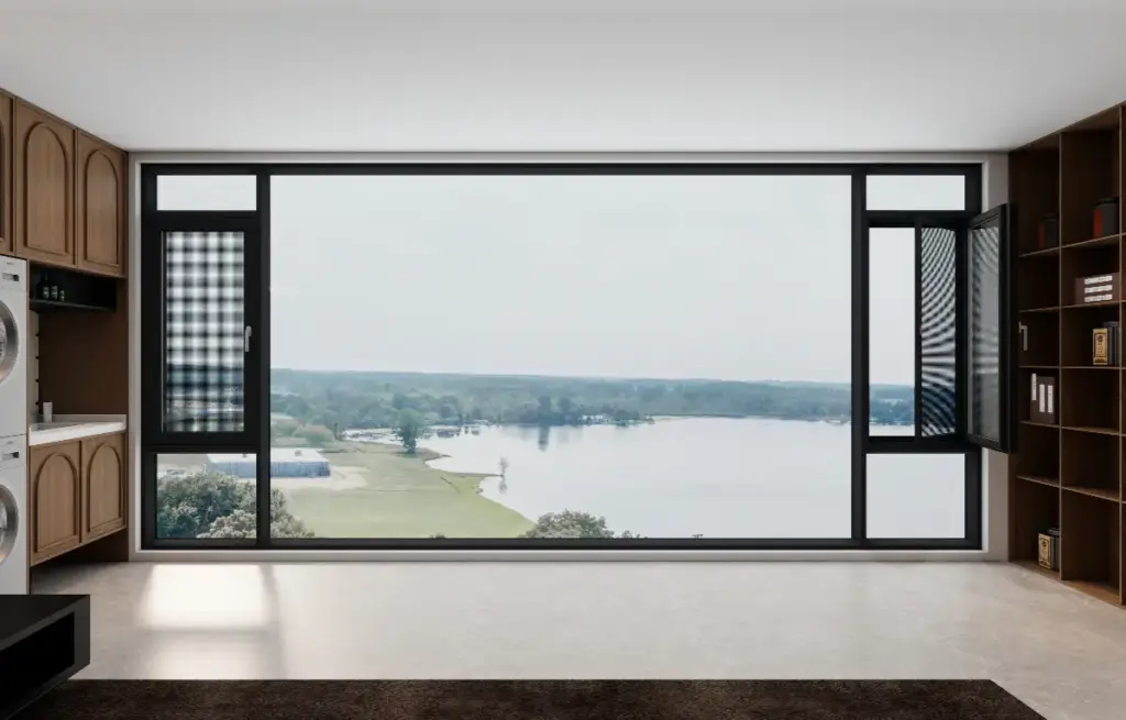 Tipos de janelas de batente de alumínio