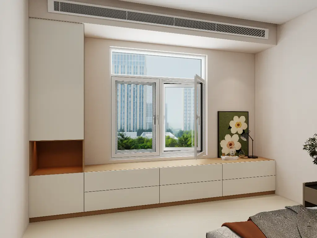 プロジェクトの防音窓の吸音ガラスとフレーム設計の実現