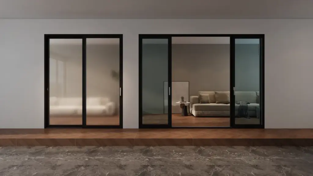 Porta deslizante de longevidade e manutenção