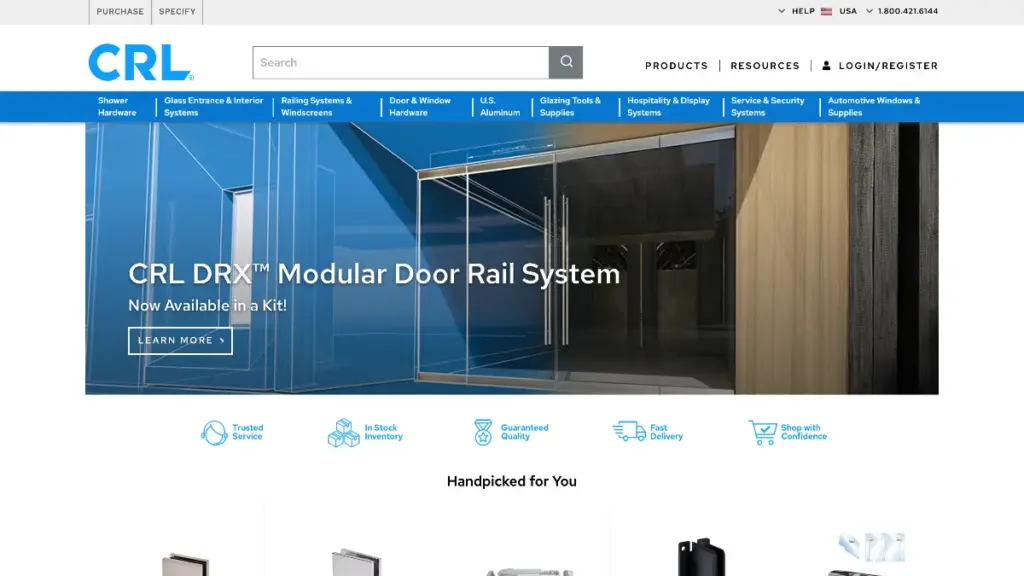 शावर ग्लास डोर निर्माता सीआरएल