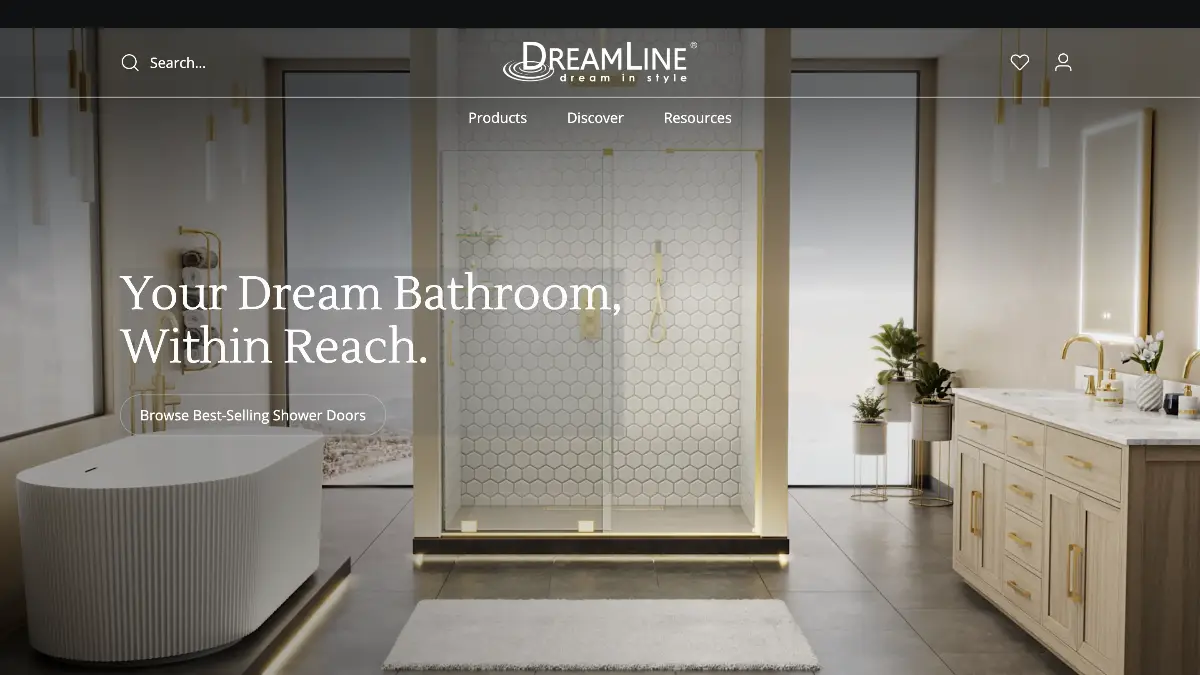 Fabricantes de puertas de vidrio para ducha DreamLine