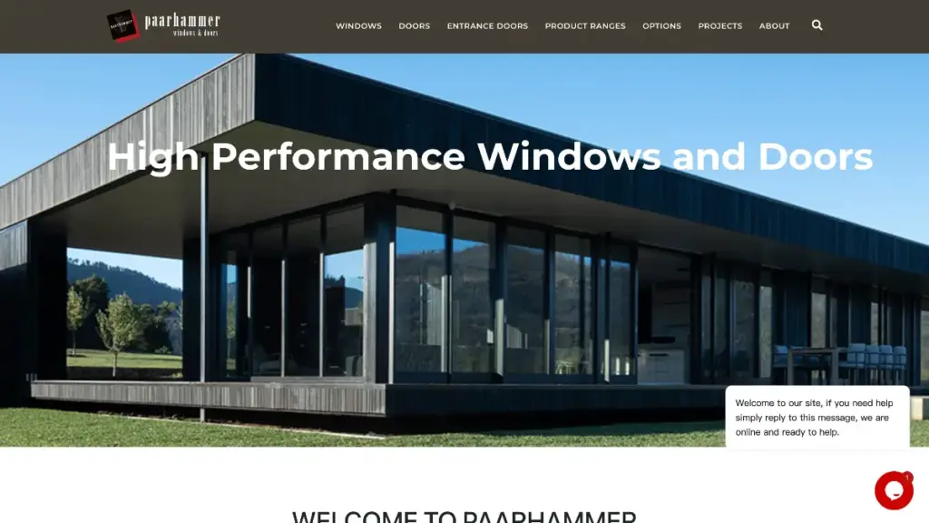 स्लाइडिंग ग्लास डोर निर्माता पारहैमर