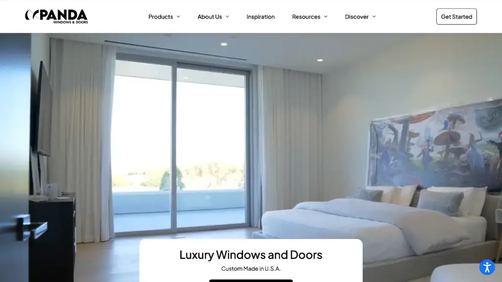 स्लाइडिंग ग्लास डोर निर्माता पांडा खिड़कियां और दरवाजे