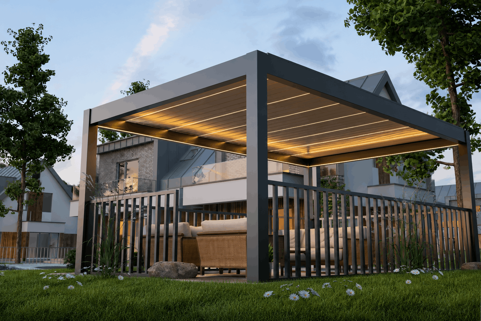 modern outdoor appearance