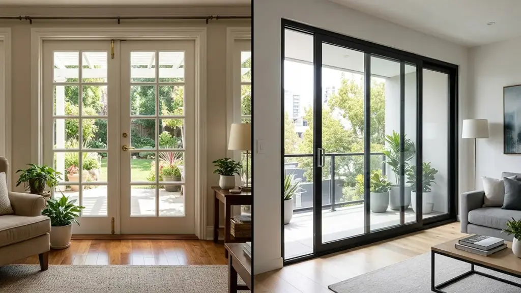 french doors vs sliding doors