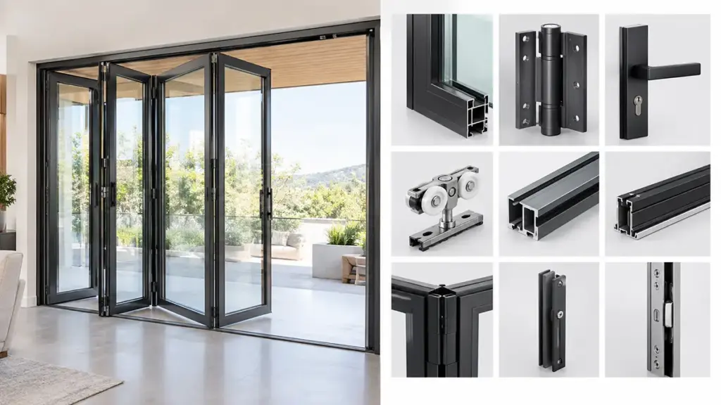 bifold door parts