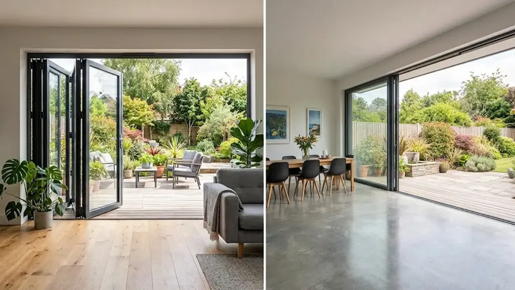 Porte bifold vs porte scorrevoli
