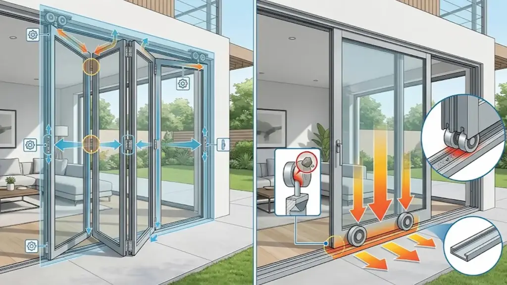 Bifold Doors vs Sliding Doors1