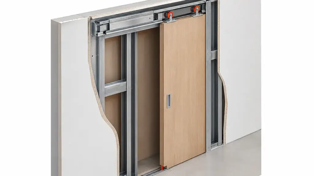 Ferramenta per porta tascabile