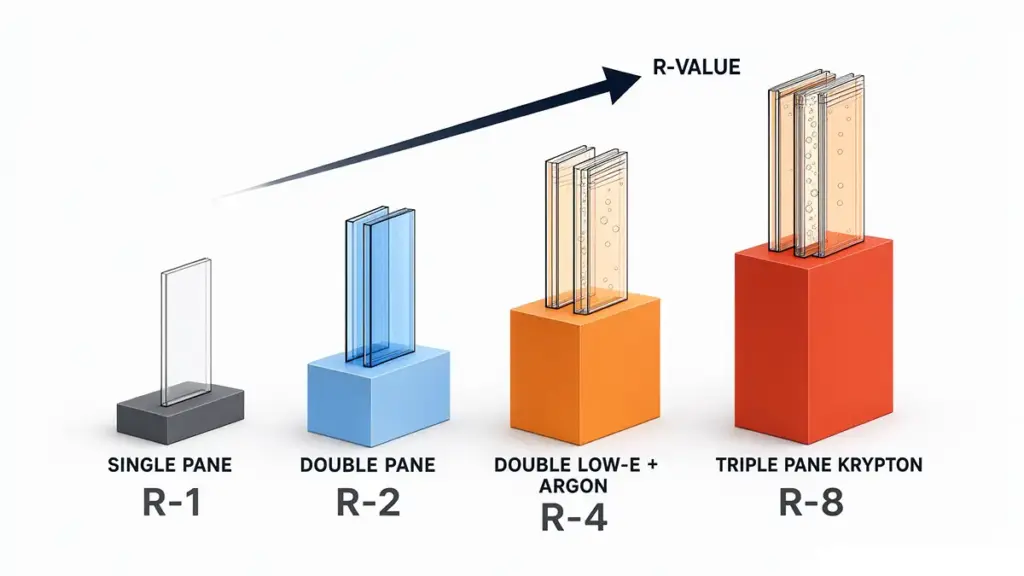 Window R Value vs U Value2