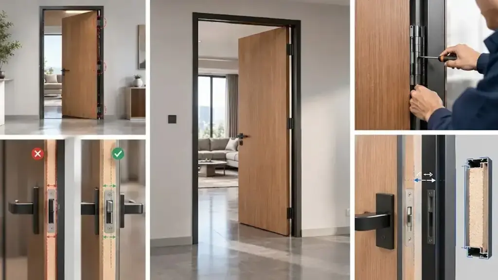 Grosor de la puerta interior